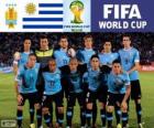 Selectie van Uruguay, Groep D,  Brazilië 2014