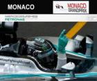 Nico Rosberg viert zijn overwinning in de Grand Prix van Monaco 2014