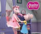 Angelina Ballerina en zijn geliefde zuster Polly