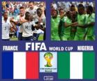 Frankrijk - Nigeria, achtste finale, Brazilië 2014