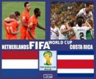 Nederland - Costa Rica, kwartfinales, Brazilië 2014