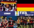 Duitsland viert zijn classificatie, Brazilië 2014