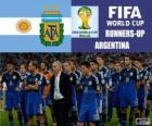Argentinië 2e ingedeeld van de Brazilië 2014 Football World Cup