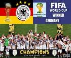 Duitsland, de wereldkampioen. Brazilië 2014 Wereldkampioenschap voetbal