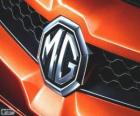 Logo van MG, merk van het Verenigd Koninkrijk