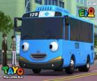 TAYO een vrolijk en optimistisch blauwe bus