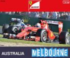 Sebastian Vettel, Ferrari, Grand Prix van Australië 2015, derde plaats