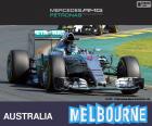 Nico Rosberg, Mercedes, Grand Prix Australië 2015, tweede plaats