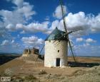 Windmolen gelegen op een hoog punt om te profiteren van de wind