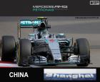 Nico Rosberg, Mercedes, Grand Prize van de China 2015, tweede plaats