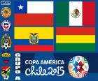 Groep A van de Copa America Chili 2015, gevormd door Chili, Mexico, Ecuador en Bolivia