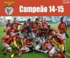 Benfica Lissabon, kampioen van de Portugese voetbal League, Primeira League 2014-2015