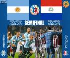 Halve Finale Copa America Chili 2015, Argentinië vs Paraguay