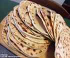 Piadina romagnola is een flatbread typisch van de provincies van la Romagna in de regio Emilia-Romagna, Italië