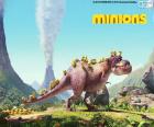 De Minions met de dinosaurus