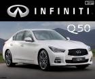 Infiniti Q50 is een sport sedan in maat medium