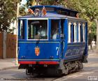 Blauwe tram, Barcelona