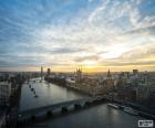 Zonsondergang in Londen