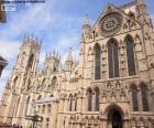 Kathedraal van York is van gotische stijl en één van de meeste grote van Europa. Gelegen in de stad van York, Engeland