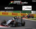 Sergio Perez, de Mexicaanse Grand Prix 2016