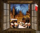 Kerstmarkt, venster
