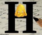 Russische letter Н