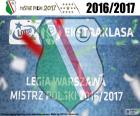 Het Legia Warschau, is de kampioen van de Ekstraklasa 2016-2017