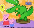 Peppa Pig en de dinosaurus