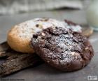 Cookies typische Amerikaanse koekjes chocolade