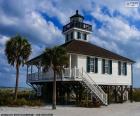 De prachtige vuurtoren in haven Boca Grande in Florida, Verenigde Staten