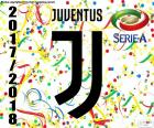 De kampioen van Juventus Turijn van Serie A 2017-2018, de zevende opeenvolgende scudetto