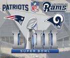 New England Patriots vs. Los Angeles Ram, Super Bowl 2019, stadium Mercedes-Benz, Atlanta, Georgia, zondag, 3 februari 2019