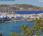Mykonos is een prachtige badplaats en de hoofdstad van het eiland Mykonos, Griekenland