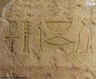 Een hiëroglief is elk van de grafische tekenen van het schrijfsysteem uitgevonden door de oude Egyptenaren