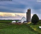 Boerderij in Wisconsin, Verenigde Staten