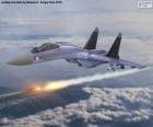 De Sukhoi Su-35 is een single-seat, twin-engine multirole vechter ontwikkeld door het Russische bedrijf Sukhoi