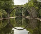 Rakotzbrucke Duivelsbrug, Duitsland