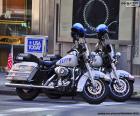 De Motorfietsen van de Politie van New York