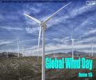 Global Wind Day, 15 juni. Windenergie vermindert de uitstoot van verontreinigende stoffen aanzienlijk en verbetert de luchtkwaliteit