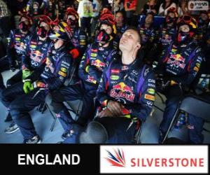 puzzel Red Bull, Silverstone, 2013