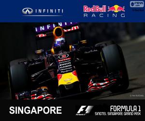 puzzel Ricciardo G.P Singapore 2015