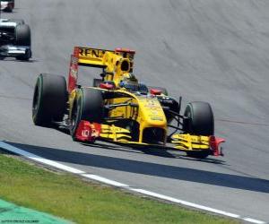 puzzel Robert Kubica - Renault - Interlagos 2010