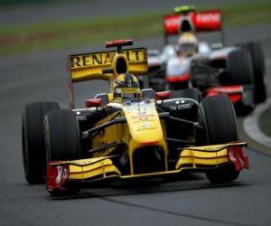 puzzel Robert Kubica - Renault - Melbourne 2010