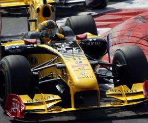 puzzel Robert Kubica - Renault - Monza 2010