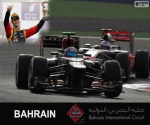 puzzel Romain Grosjean - Lotus - 2013 Grand Prix van Bahrein, 3e ingedeeld