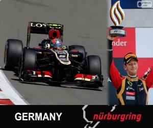 puzzel Romain Grosjean - Lotus - Grand Prix Duitsland 2013, 3e ingedeeld