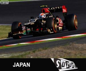 puzzel Romain Grosjean - Lotus - Grand Prix van Japan 2013, 3e ingedeeld