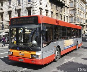 puzzel Rome stedelijke bus