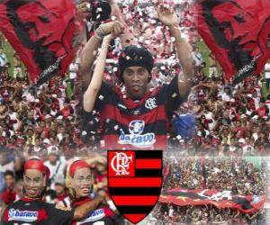 puzzel Ronaldinho tekende voor Flamengo