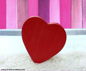 puzzel Rood hart